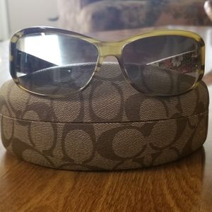 Coach Sunglasses with Logo Case